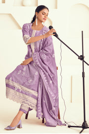 Pure Cotton Embroidery Block Print Salwar Kameez